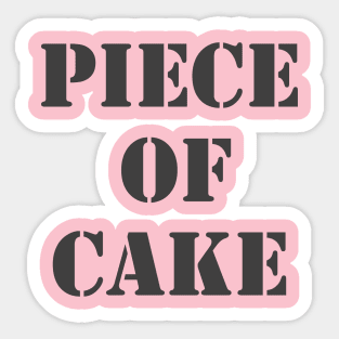 Piece Of Cake Sticker